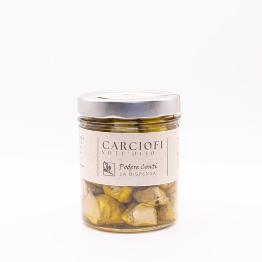 Cuori di Carciofi sott'olio Podere Conti