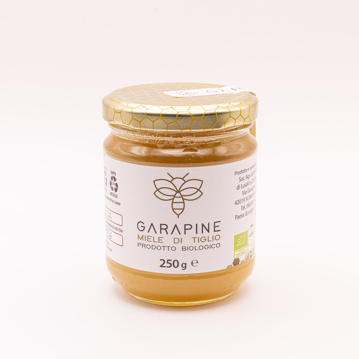 Miele di Tiglio Biologico Garapine 250g