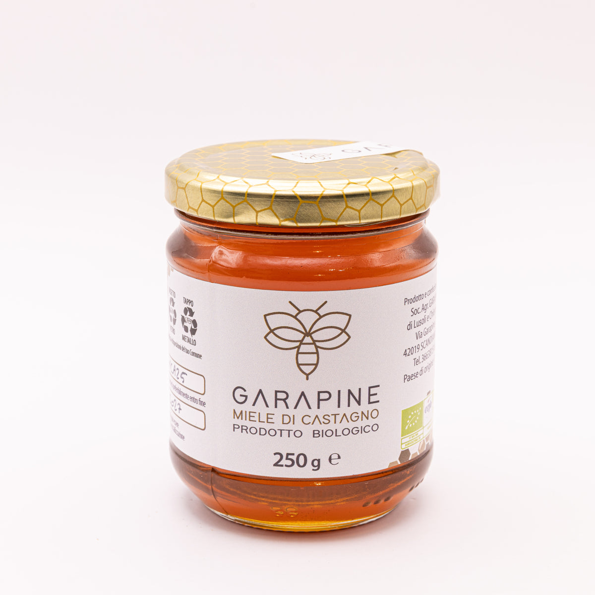 Miele di Castagno Biologico Garapine 250g